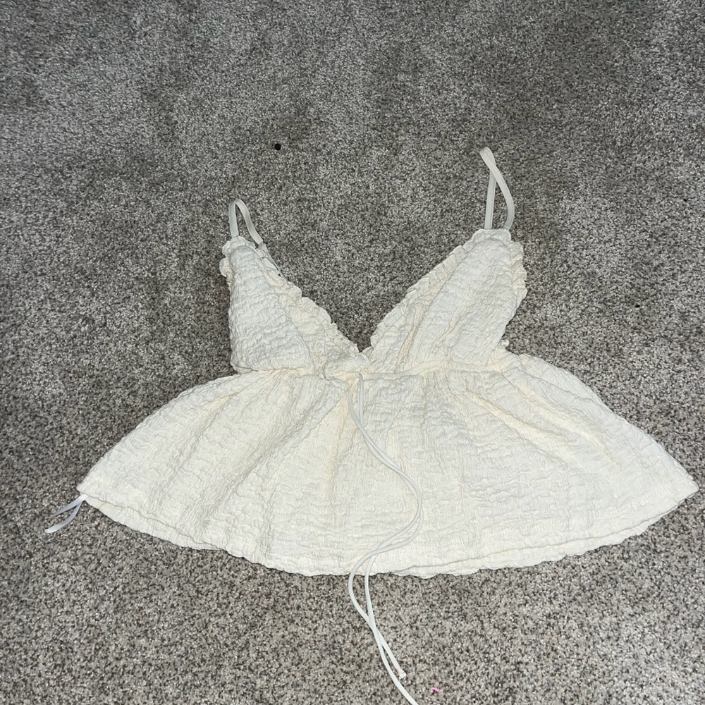 Princess Polly Cream Camisole Top